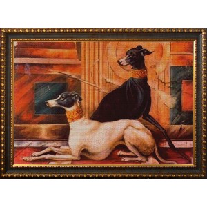 Картина "Две собаки"