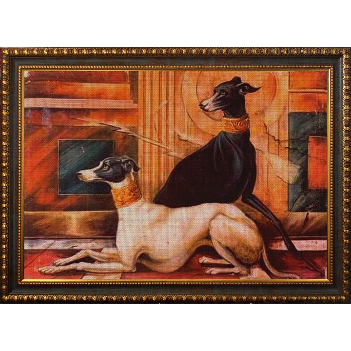 Картина "Две собаки"